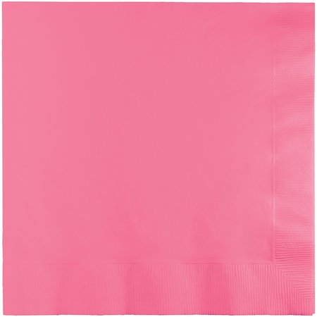 TOUCH OF COLOR Candy Pink Napkins 3 ply, 6.5", 500PK 583042B